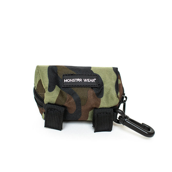 Green Camo Poop Bag